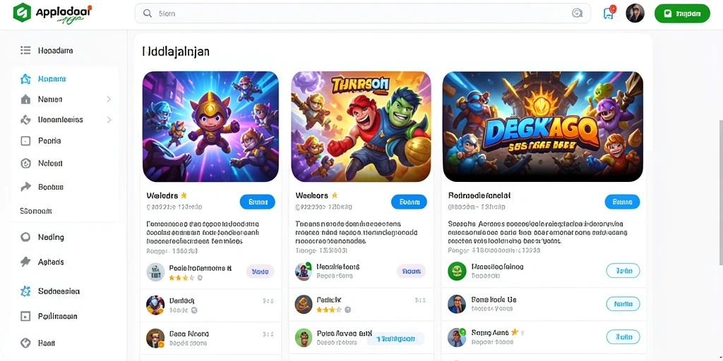 Layar permainan yang penuh aksi dan seru.