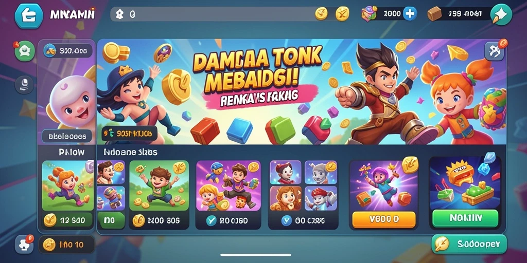 Fitur interaksi sosial yang memungkinkan pemain terhubung.
